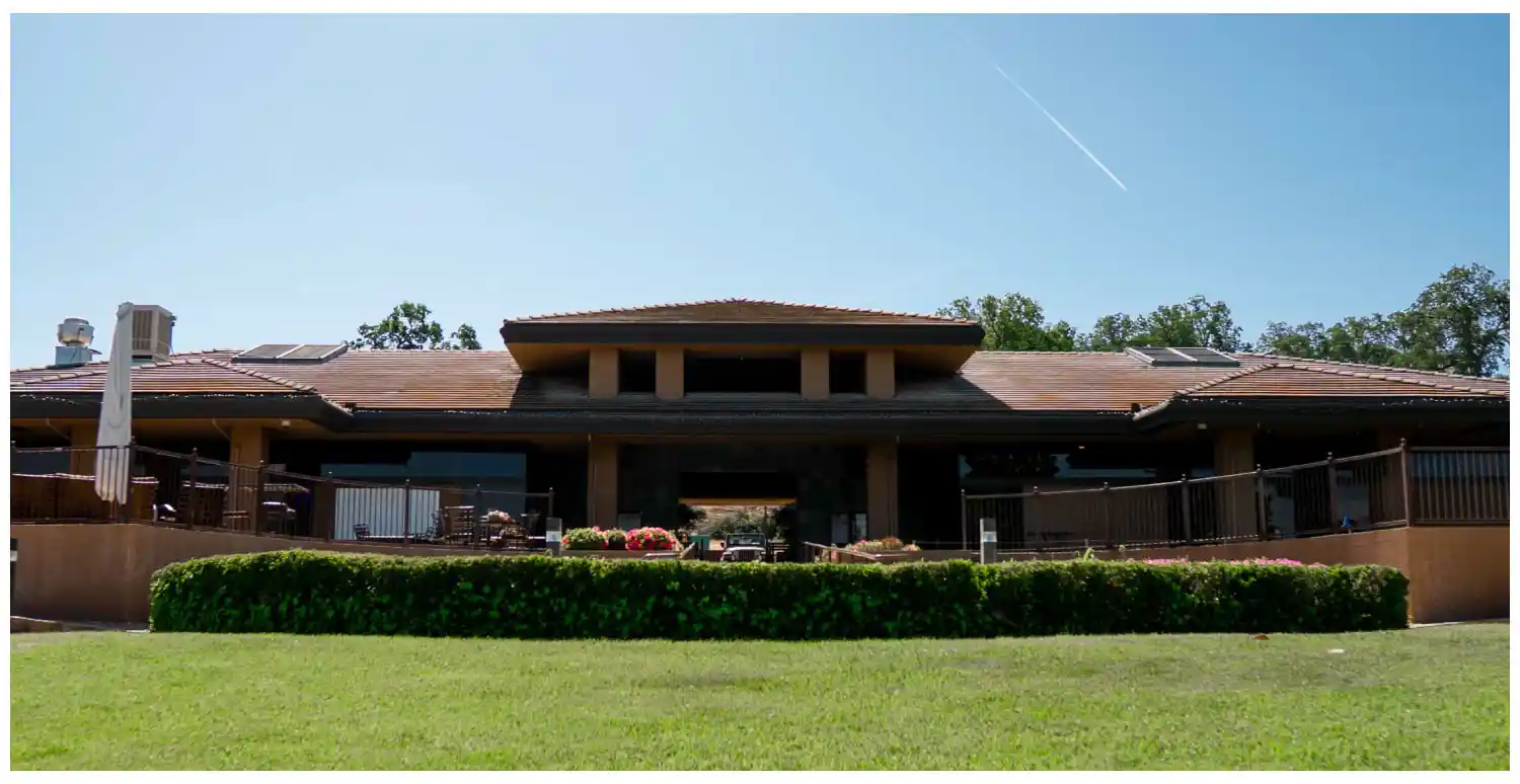 Outside of Eagle Springs' Club House