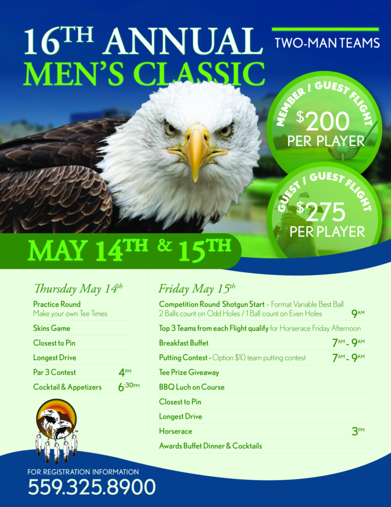 16th Annual Men's Classic Flyer May 14th - 15th